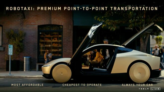 Tesla Cybercab: Autonomous driving robot taxi | VMax.si